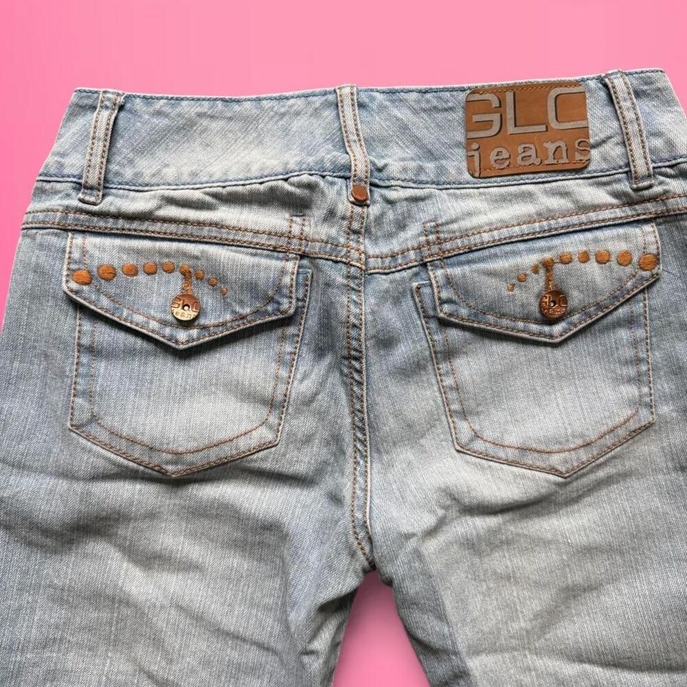 vintage y2k Glo low rise denim jorts